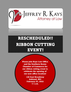 Jeffrey R Kays Attorney at Law Ribbon Cutting @ Jeffrey R Kays Attorney at Law Office