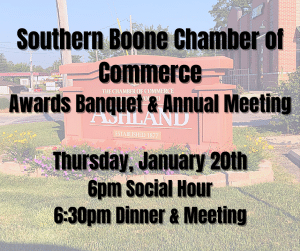 Southern Boone Chamber of Commerce Awards Banquet & Annual Meeting @ Ashland Optimist Club