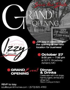 Izzy Smith Homes Grand Opening @ Izzy Smith Homes